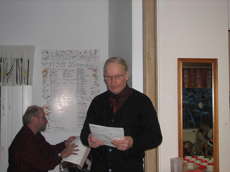 Pekka Heinimo kertoi kyläyhdistyksen historiasta